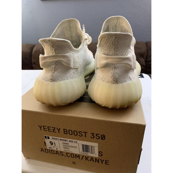 AUTHENTC Adidas Yeezy Boost 350 V2 Zebra White Black Red Kanye West Men Size 9.5 main image 2